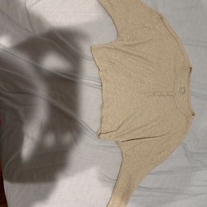 Pacsun Ribbed Mixed Henley Long Sleeve Top